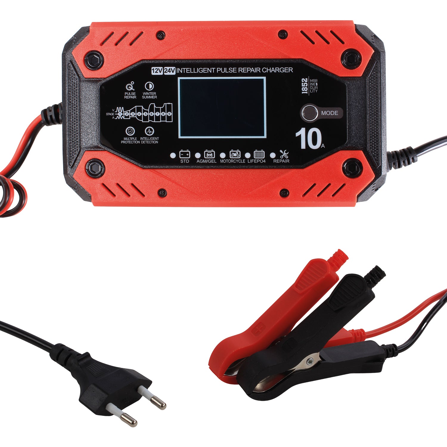 1852 Smartlader 10A 12/24V auto