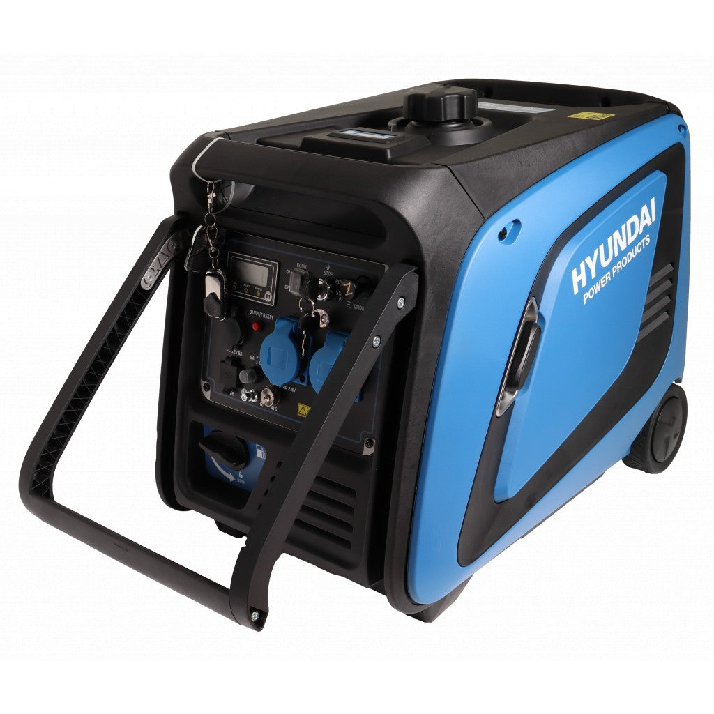 HYUNDAI HY3900SEi Inverter Aggregat 3900W - Elektrisk start og Fjernkontroll - ATS