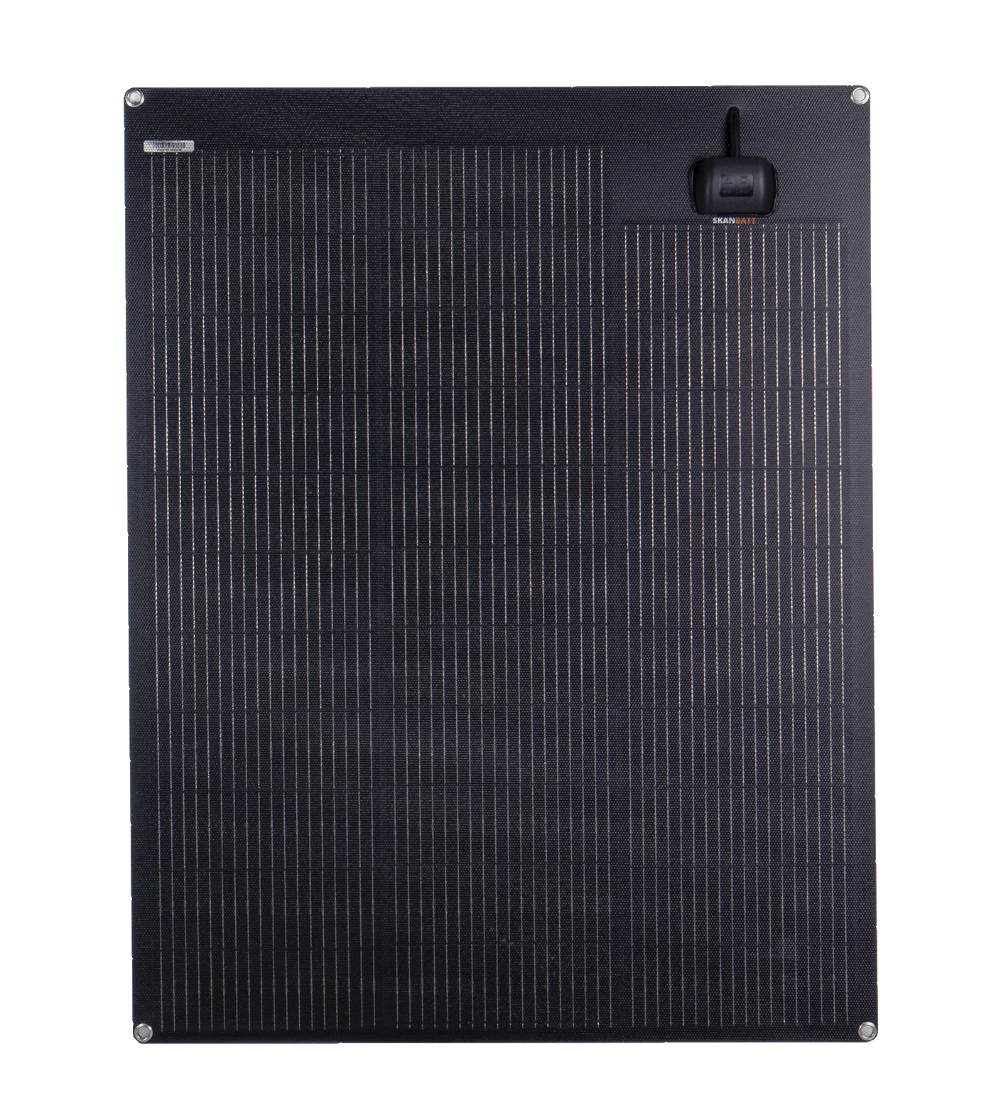 SKANBATT Fleksibelt Solcellepanel 100W - ETFE - 860x670x3mm