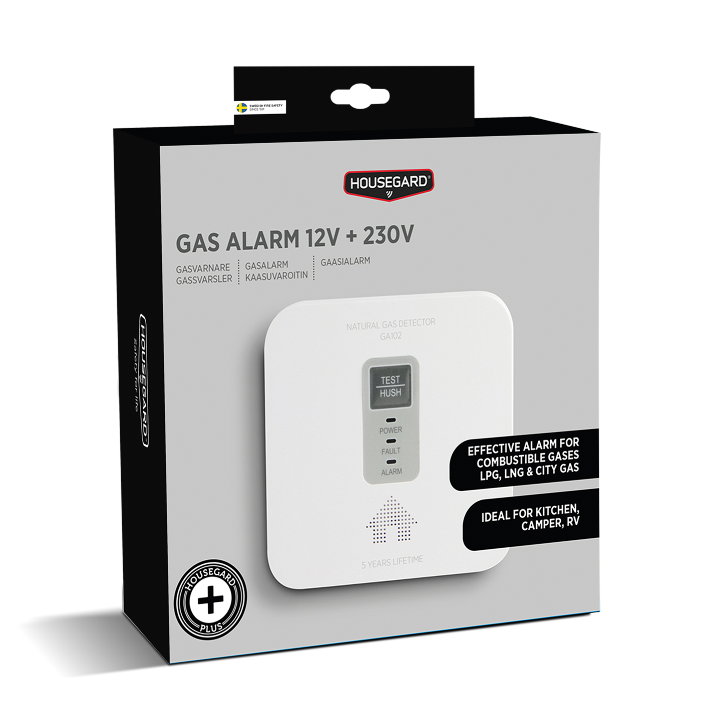 Gassvarsler Houseguard GA102 12/220v
