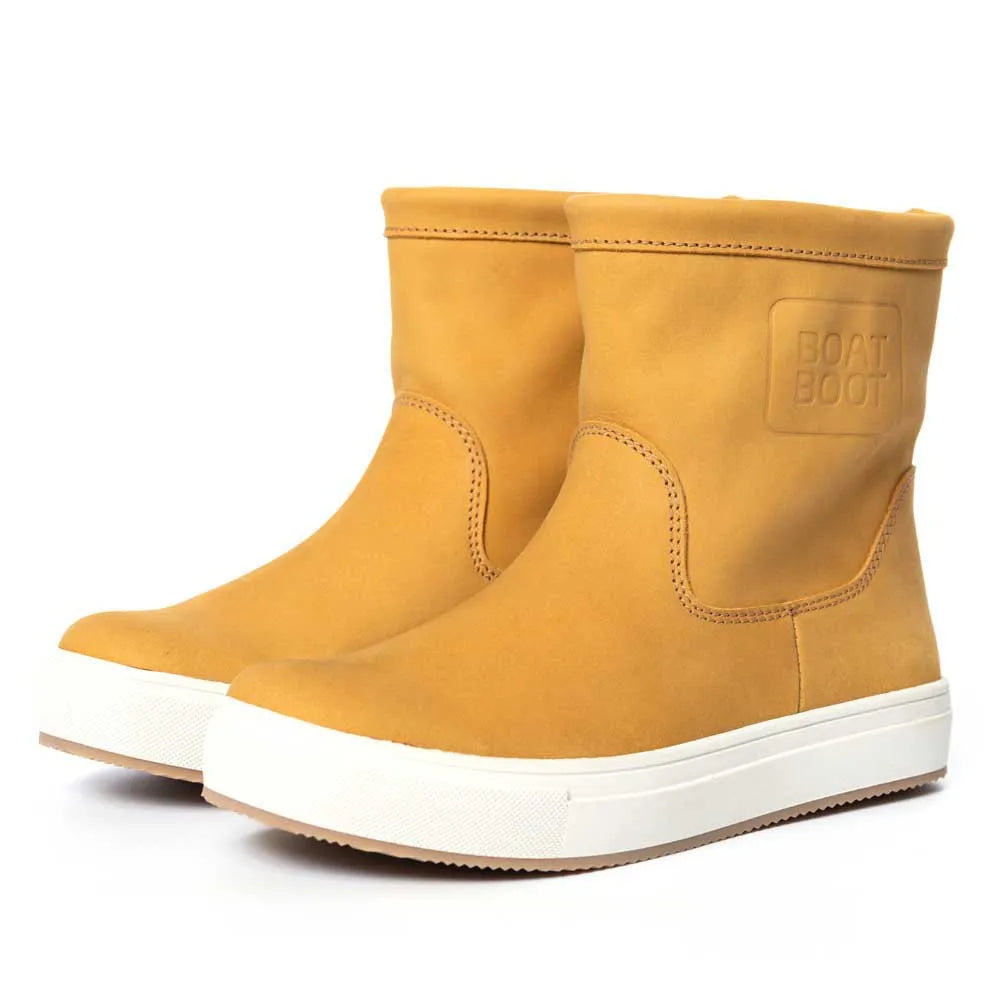 BOATBOOT - LOWCUT LEATHER GUL