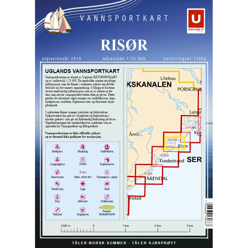 Kart papir vannsport