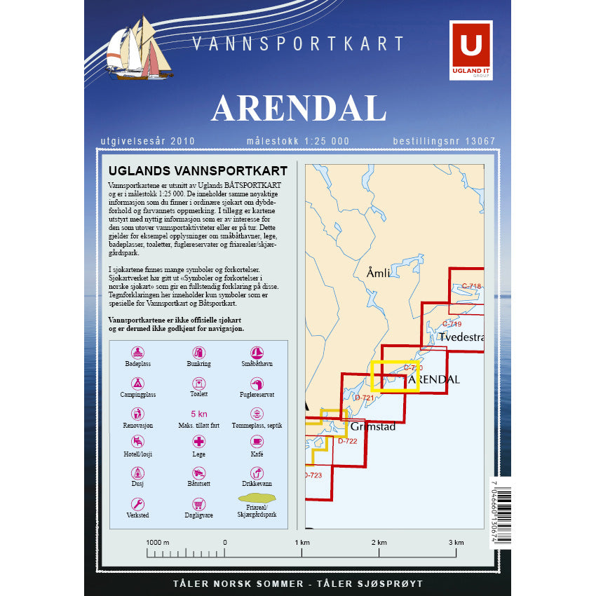 Kart papir vannsport