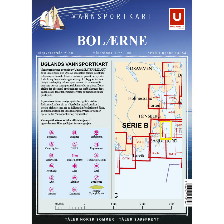 Kart papir vannsport