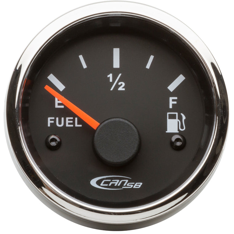 Tankmåler CAN sort/sølv 12V