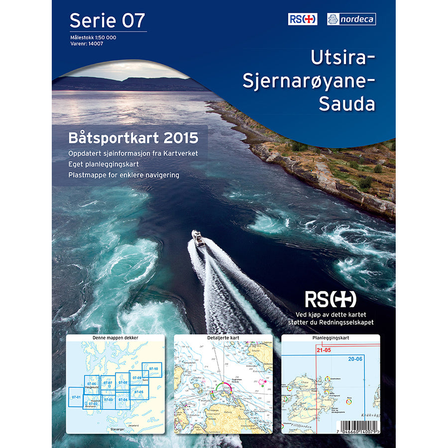 Kart papir båtsport Serie 1-40