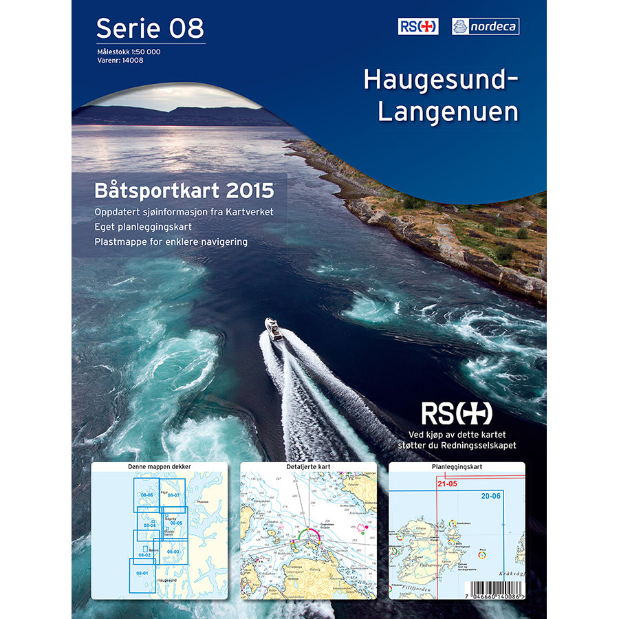 Kart papir båtsport Serie 1-40