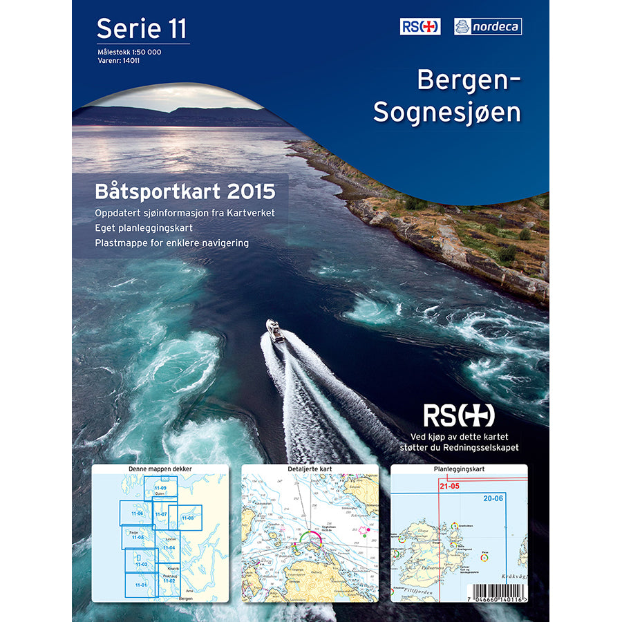 Kart papir båtsport Serie 1-40