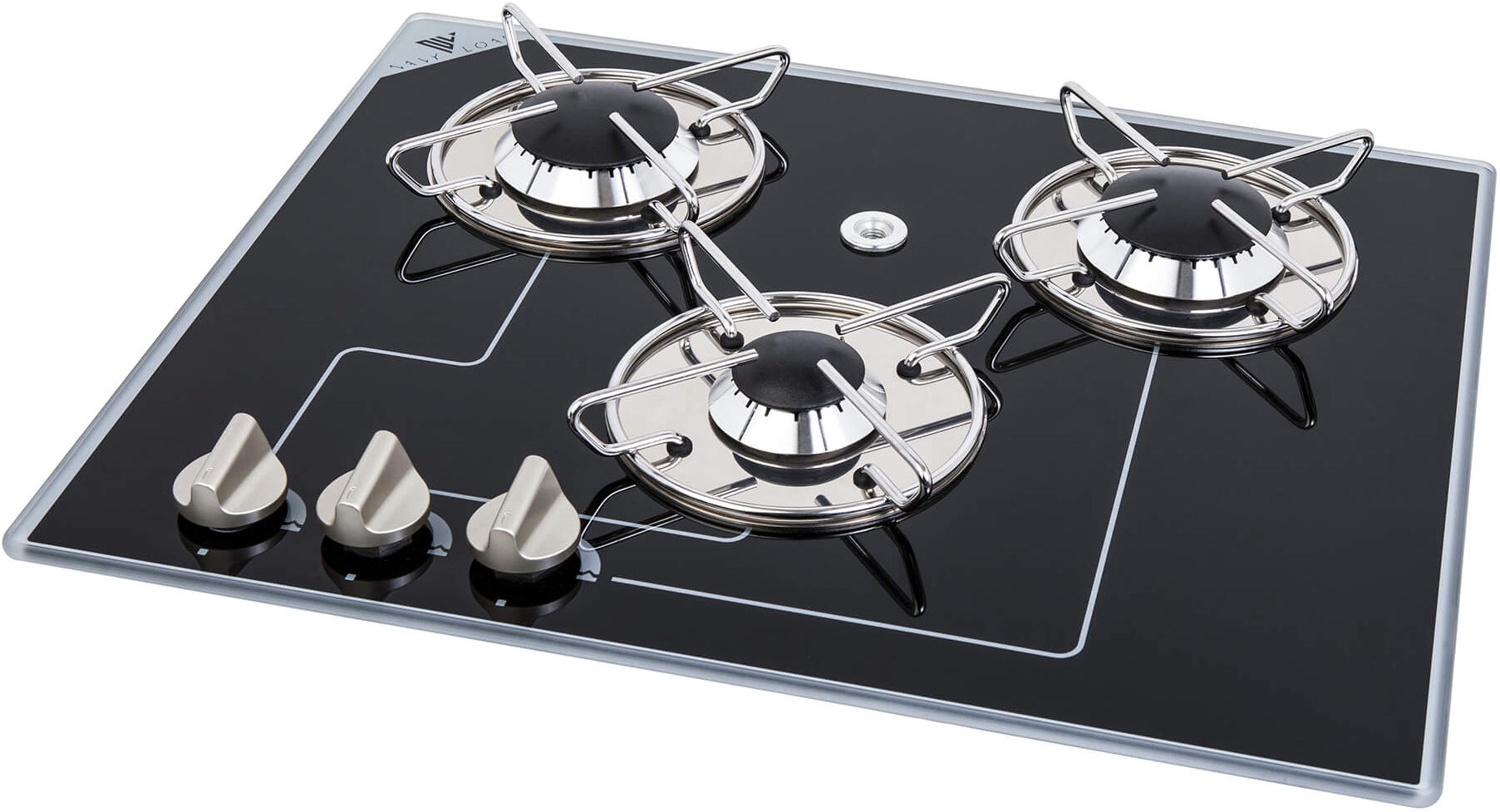 NavyLoad Glass Hob 3 gasskoketopp