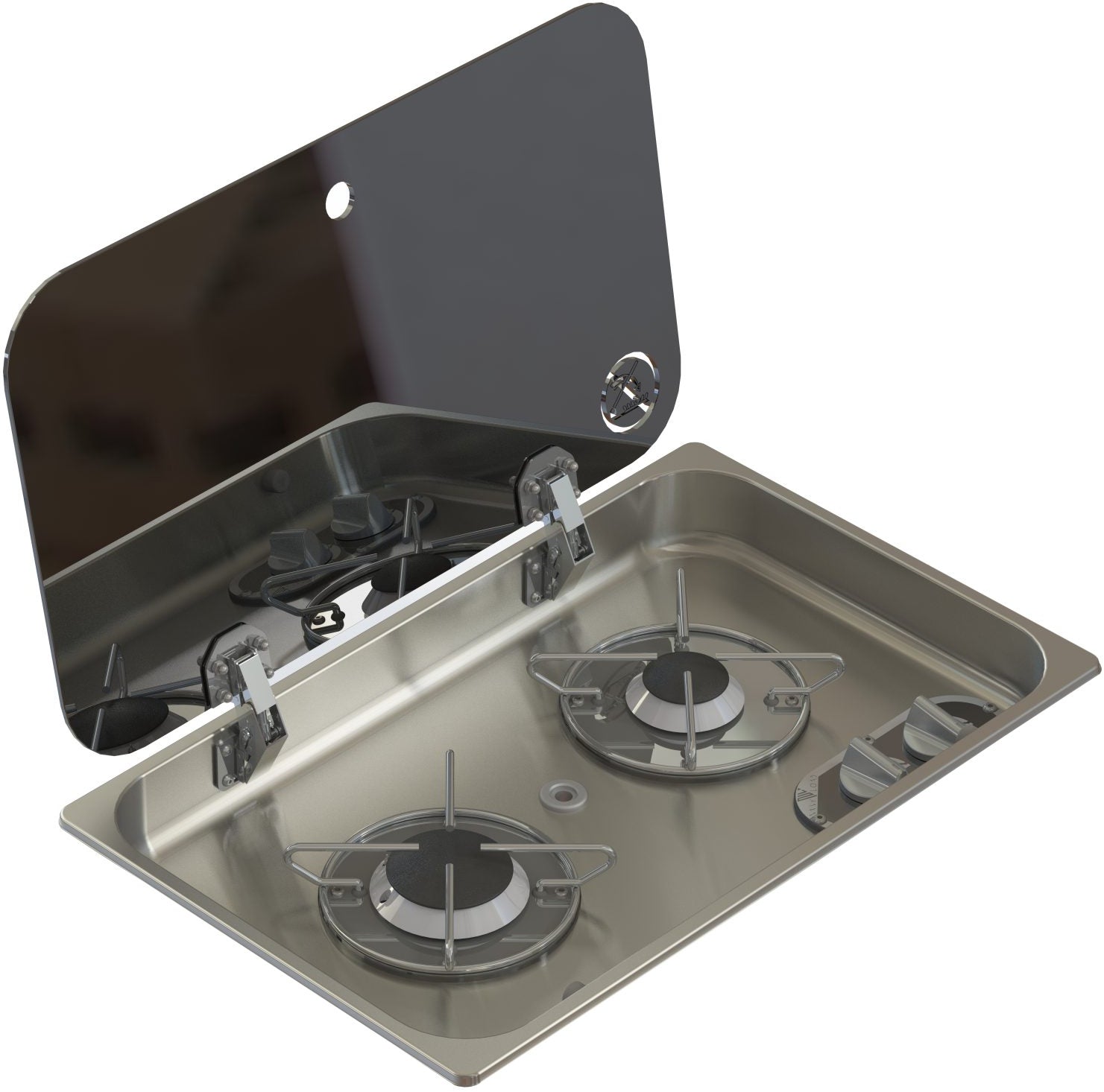 NavyLoad Stainless Steel Hob 2 gasskoketopp