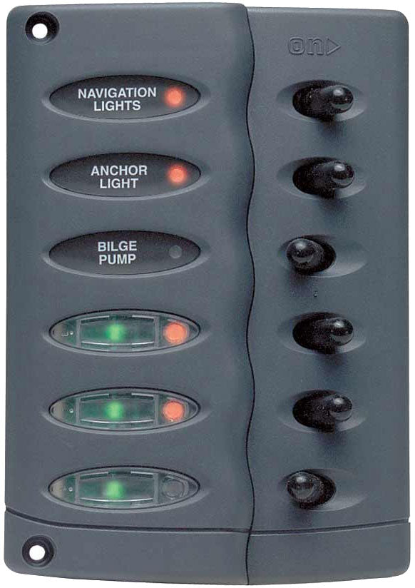 Bryterpanel 6 brytere - BEP