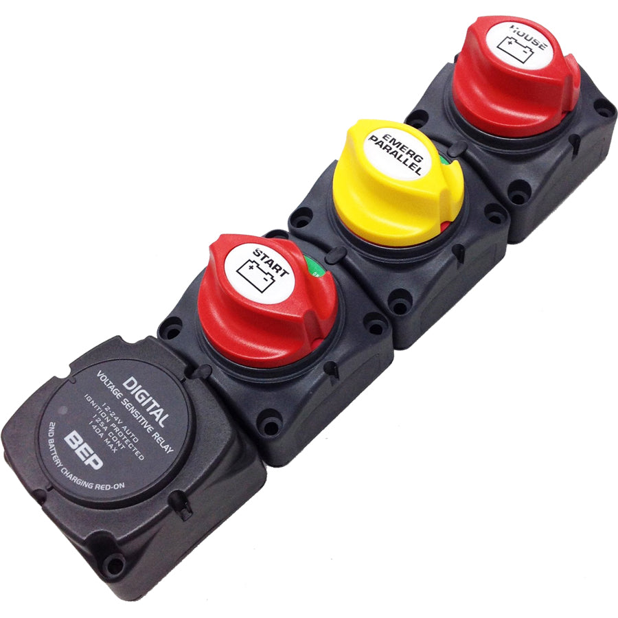 Batteriladekontroll komplett, vertikal - BEP