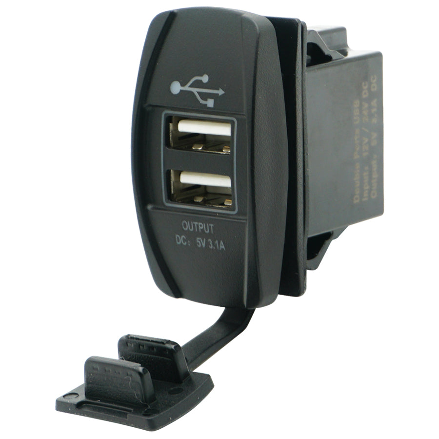 USB uttak, dobbel