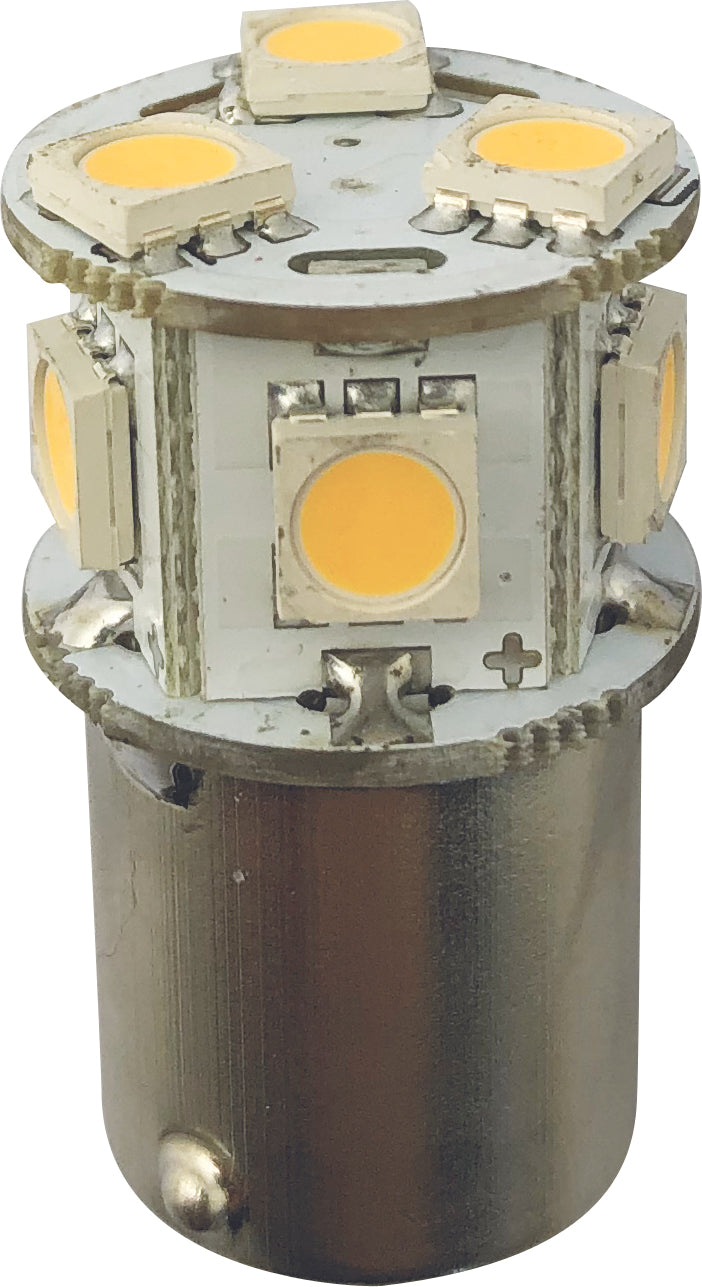 1852 LED bajonet BA15S Ø19x33mm 10-35vdc 1,0/10W