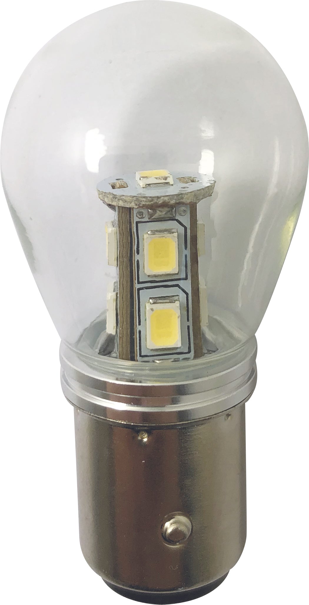 1852 LED lanternepære BAY15D Ø25x48mm 10-35Vdc 1,2/15W