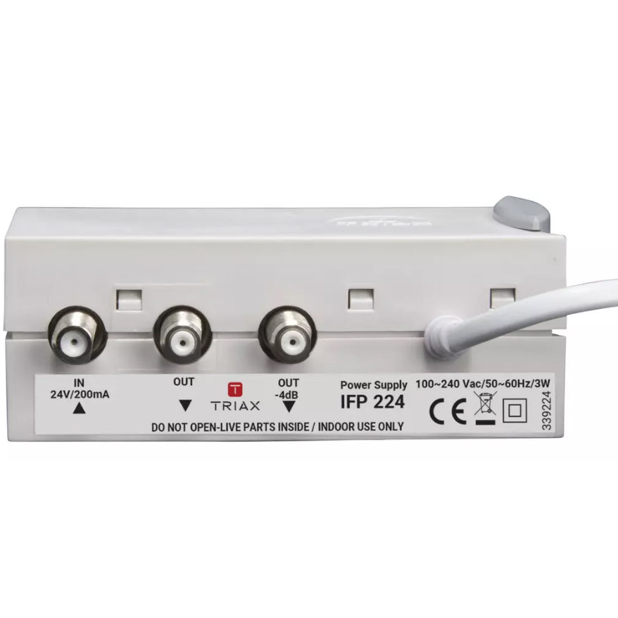 Filter/splitter, 2 utganger, 12/220V - Triax