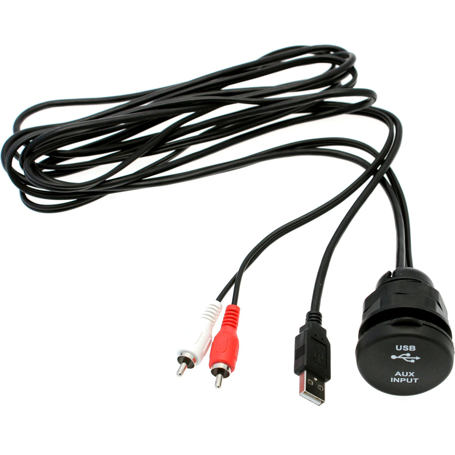 USB/AUX forlengerkabel med uttak