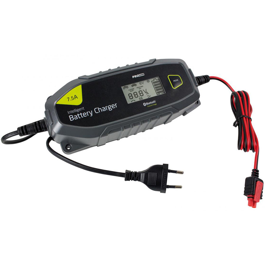 Batterilader 12V/24V 7,5A, Bluetooth - PROuser
