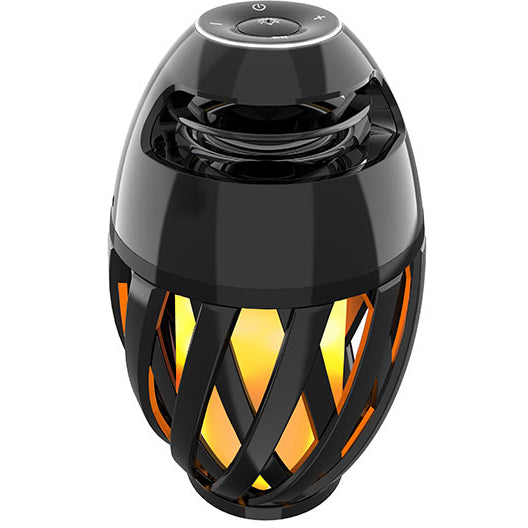 Flammelampe LED m/bluetooth høyttaler