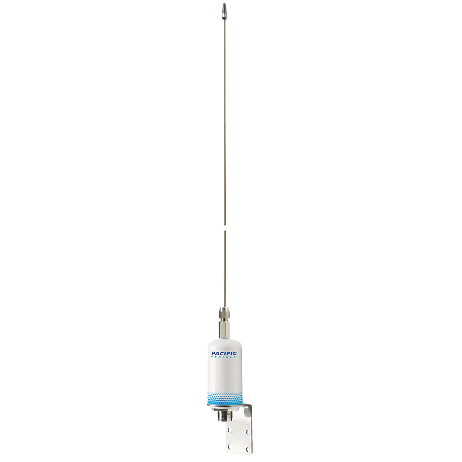 VHF antenne 1m SS m/brakett