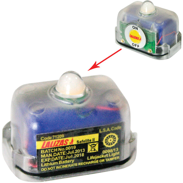 Lys for redningsvest, SOLAS - Lalizas