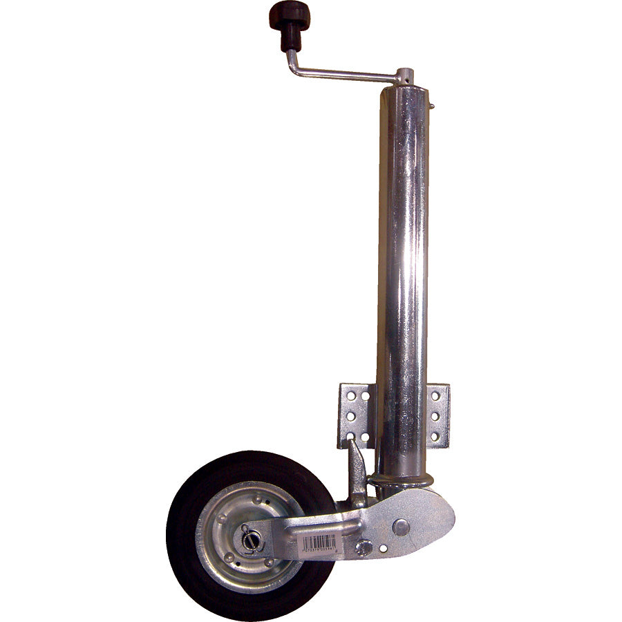 Nesehjul m/fast brakett 60 mm, 500 kg