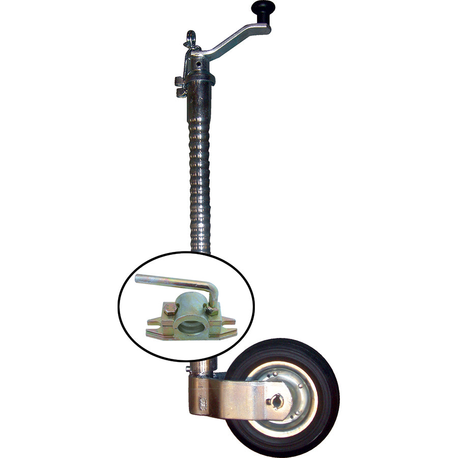 Nesehjul forsterket 48 mm, 500 kg