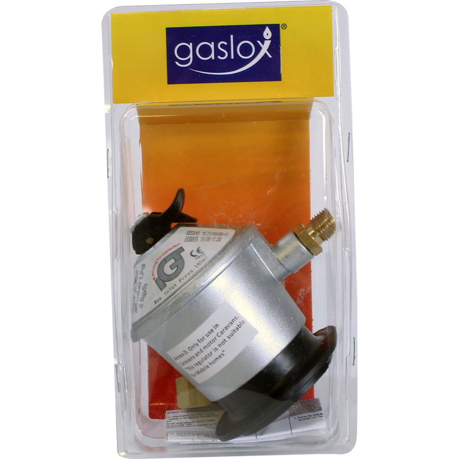 Regulator 29mbar click-on-Ø 35-G1/4'' Slangesokkel