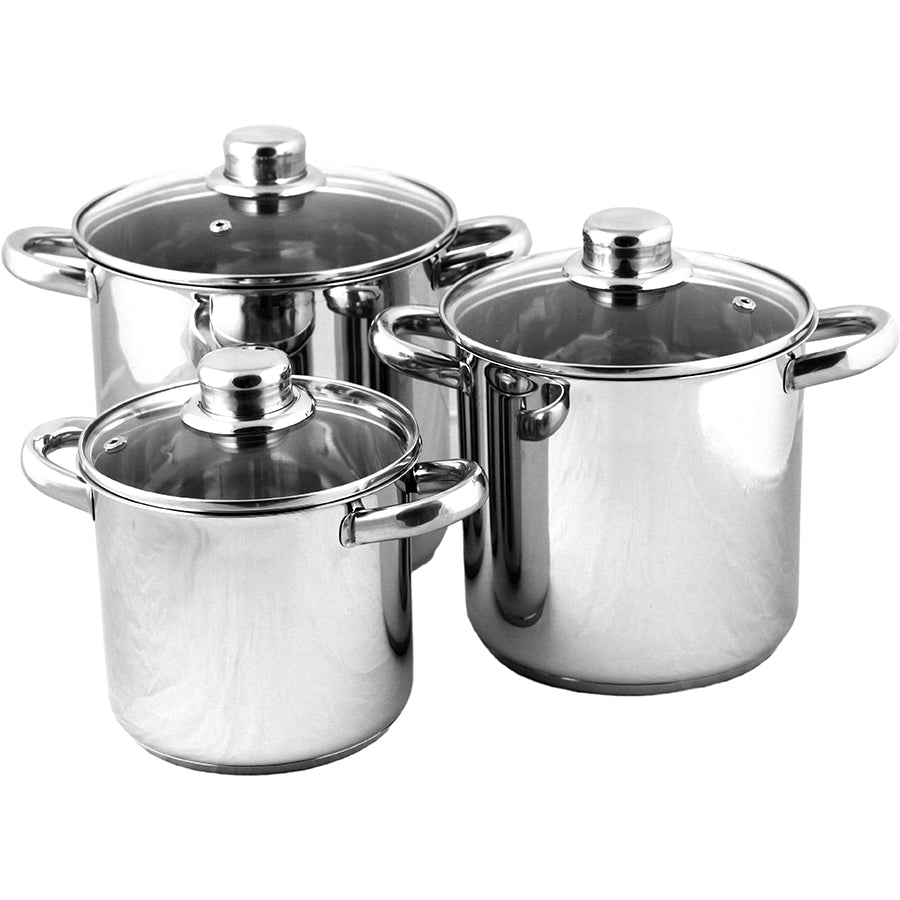 Grytesett 3 stk, gass/induksjon