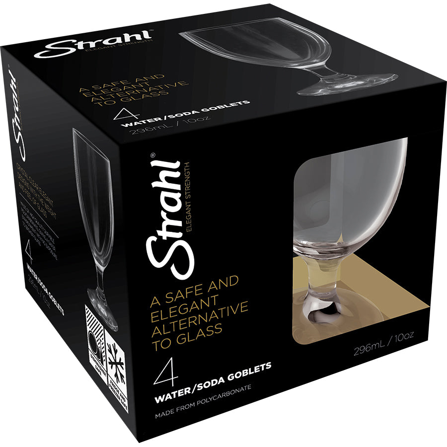 Vann/Sodaglass gavepakke - 4 stk