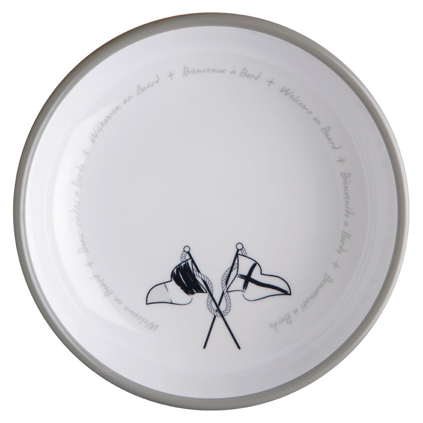 Dyp tallerken Welcome Ø18 - 6 stk