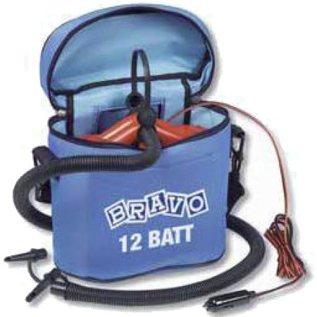 Gummibåtpumpe 12V, oppladbar - Bravo