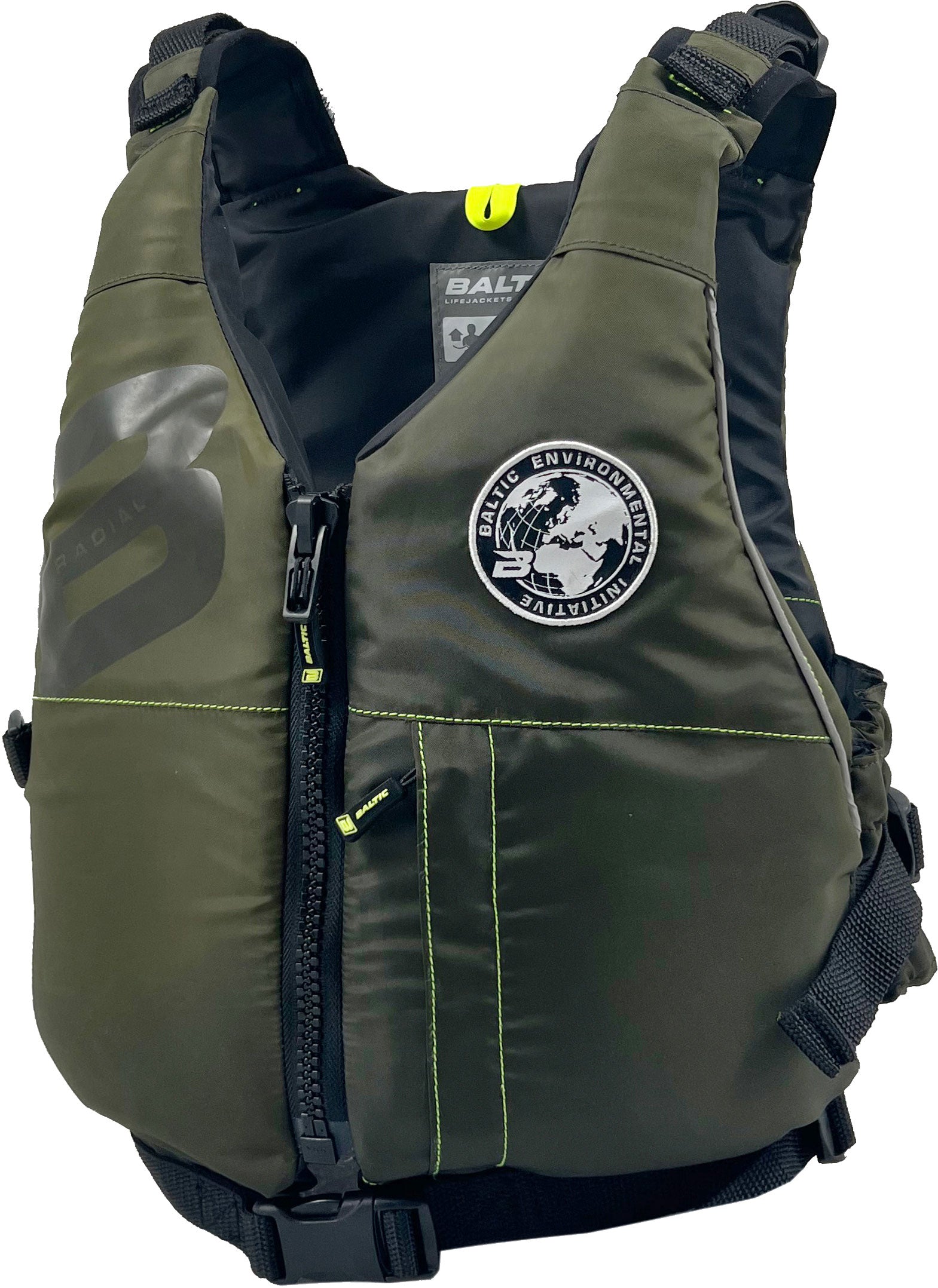 Baltic Radial E.I. Flytevest Olivengrønn Barn (25-40kg)