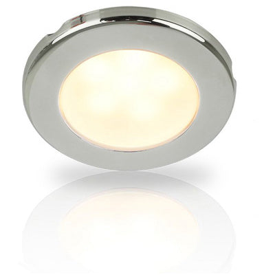 EuroLED 75 12V Rustfri stål ring varm hvit