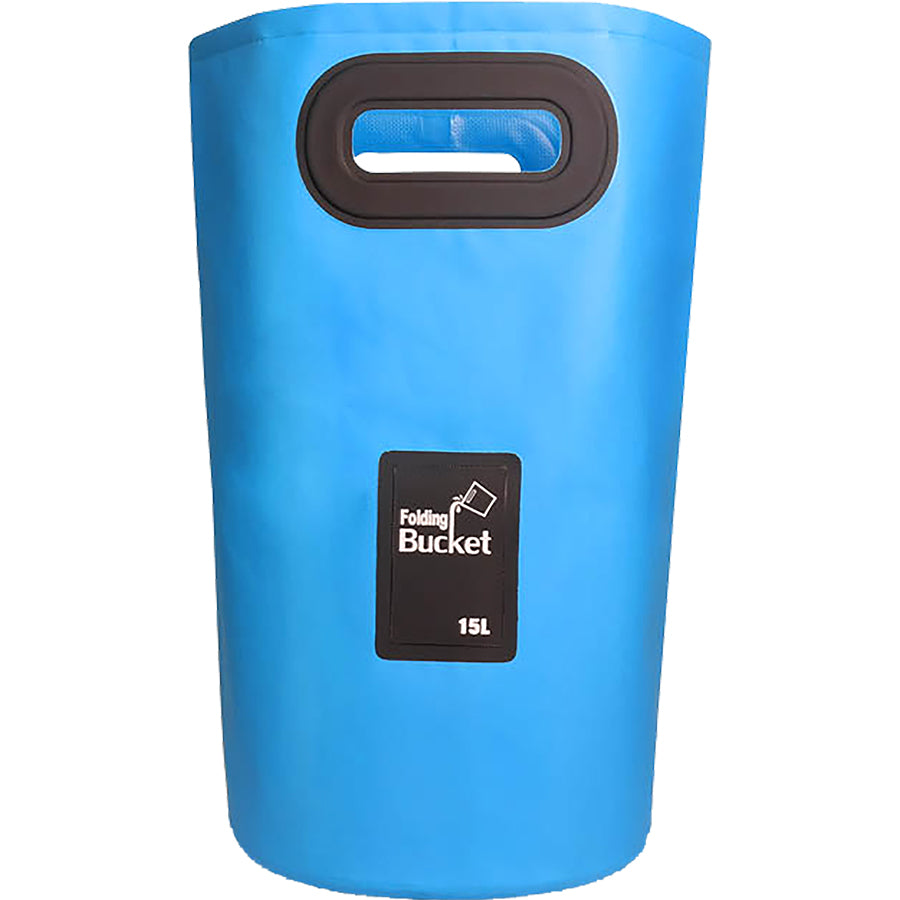 Bøtte sammenleggbar 15L- blå