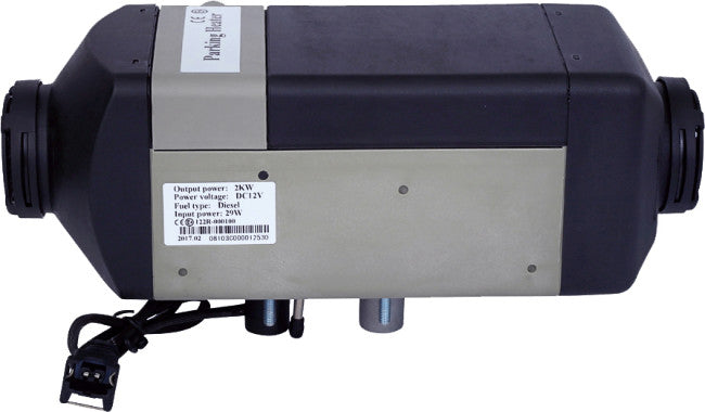 Dieselvarmer 2 kW, 12V m/Digital kontroll