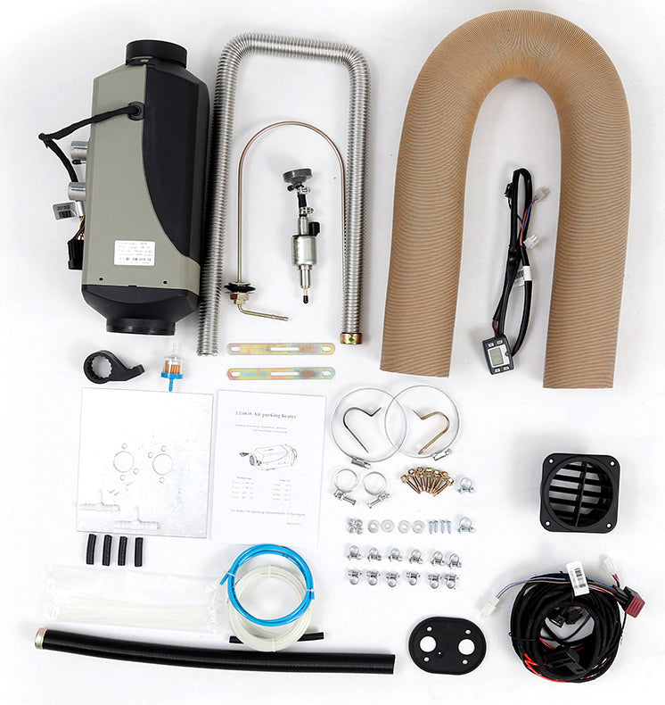 Dieselvarmer 4 kW, 12V m/Digital kontroll