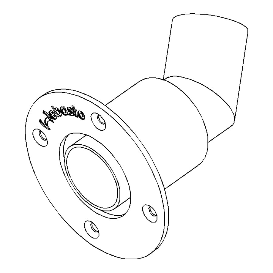 Eksosgjennomføring rustfri - Webasto