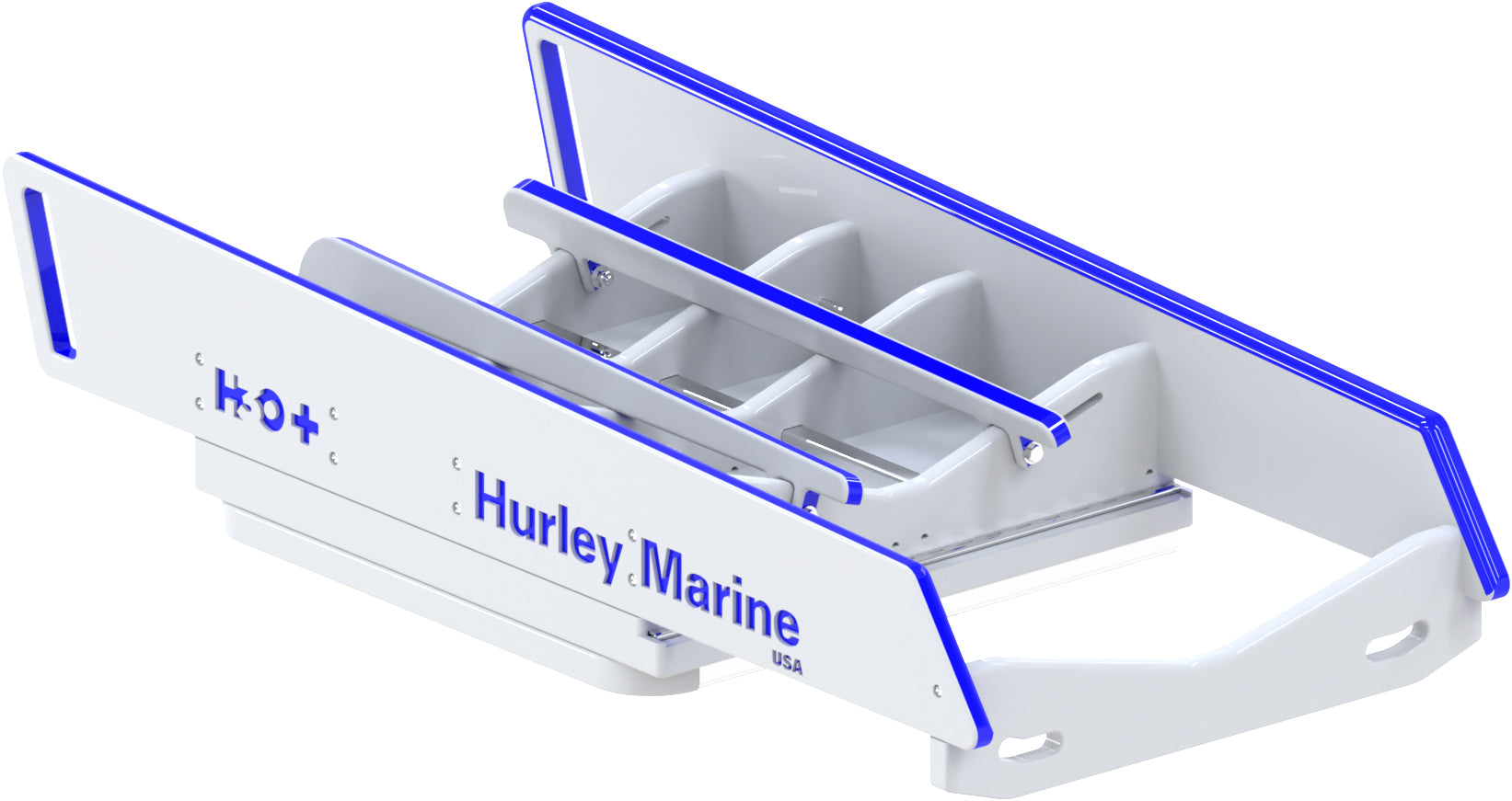 Hurley Marine H30+ daviter med vinsj hvit