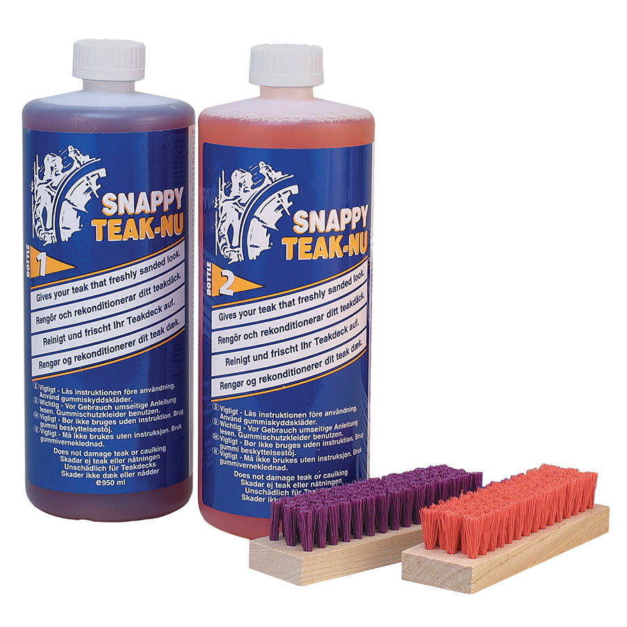 Snappy Teak - NU sett 2 x 950 ml - Snappy Boat Care