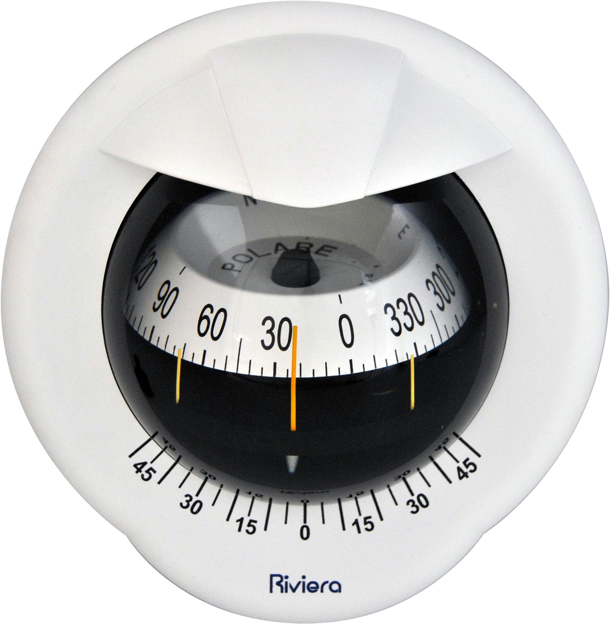 Riviera Polare BP1 kompass hvitt hus, rose