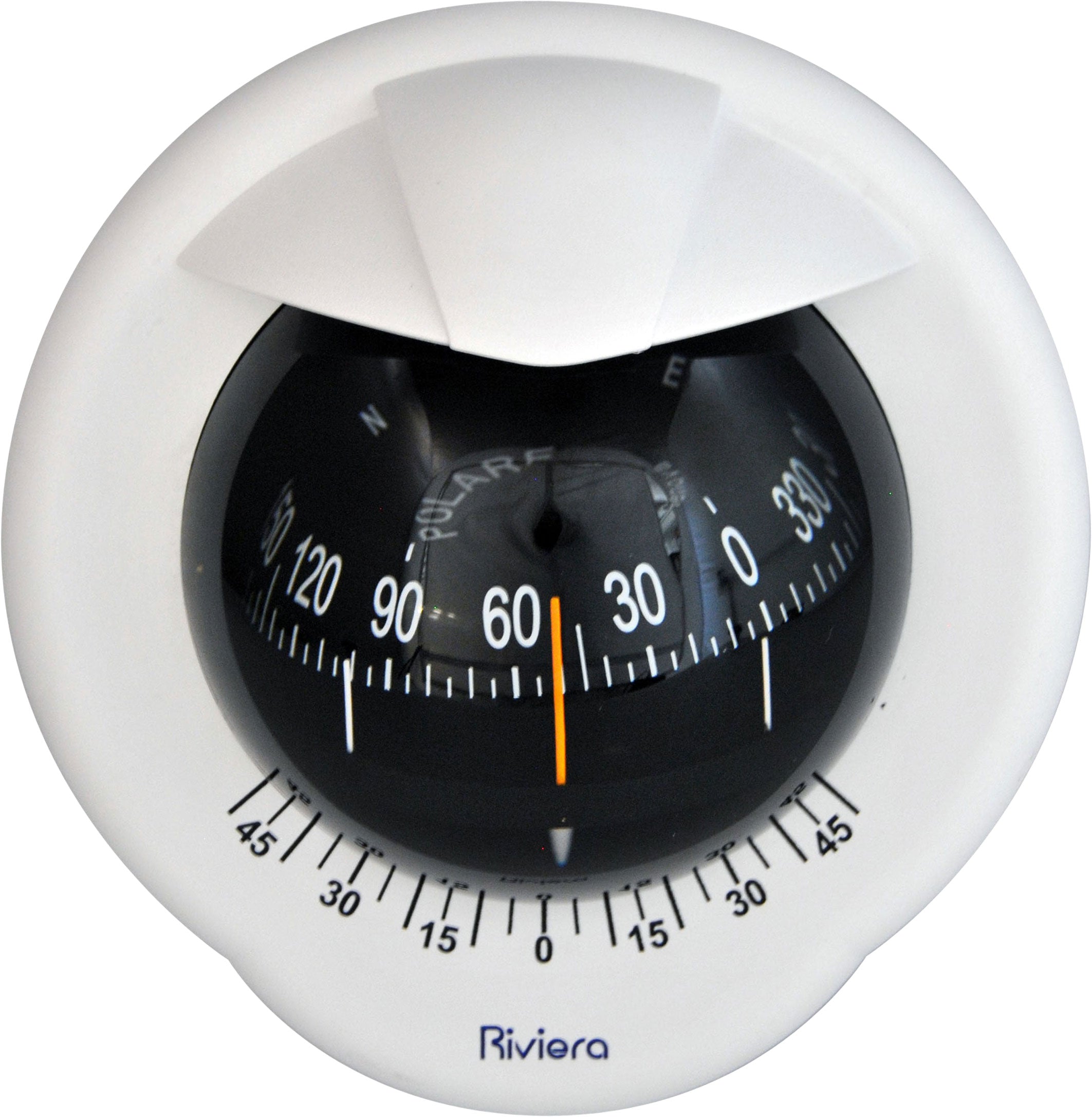 Riviera Polare BP2 kompass hvitt hus, rose