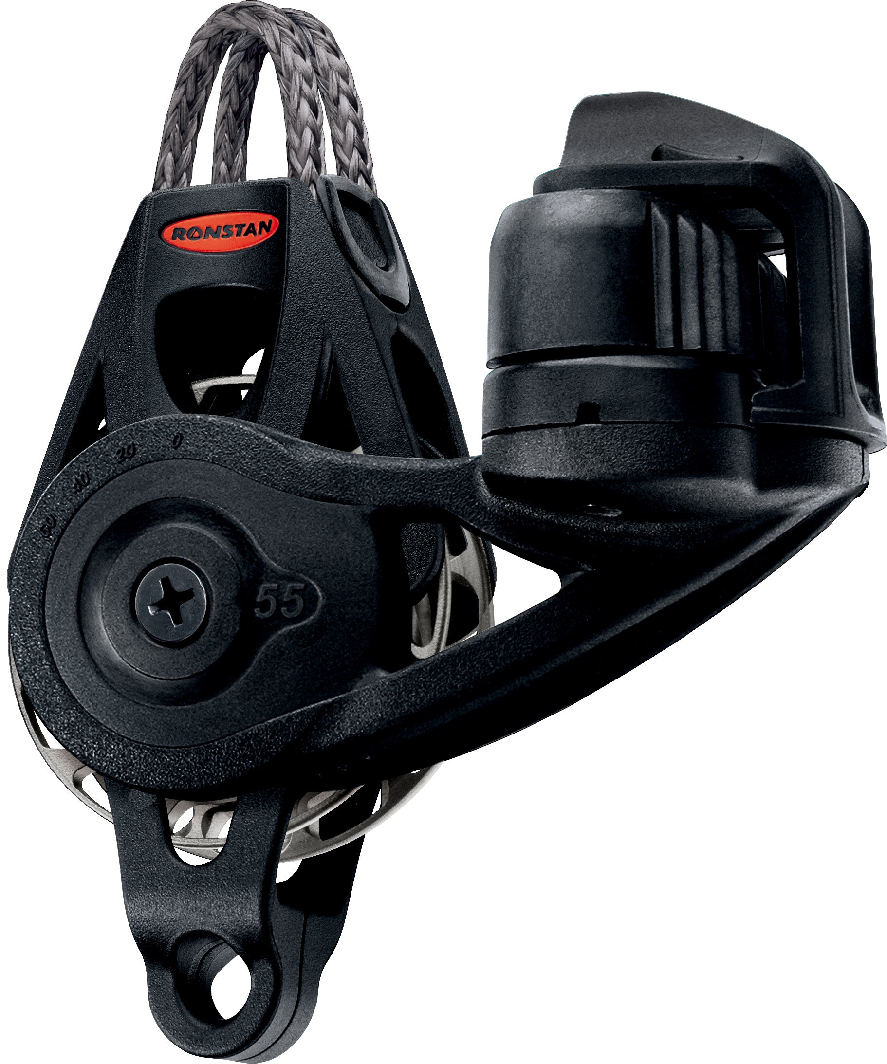 Ronstan Orbit 55 tikkeblokk enkel hv cleat, RF56131