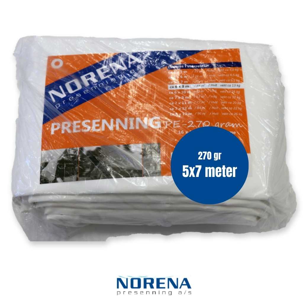Norena PE-presenning, 270 g/m²