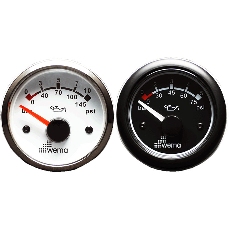 Oljetrykksmåler - Wema