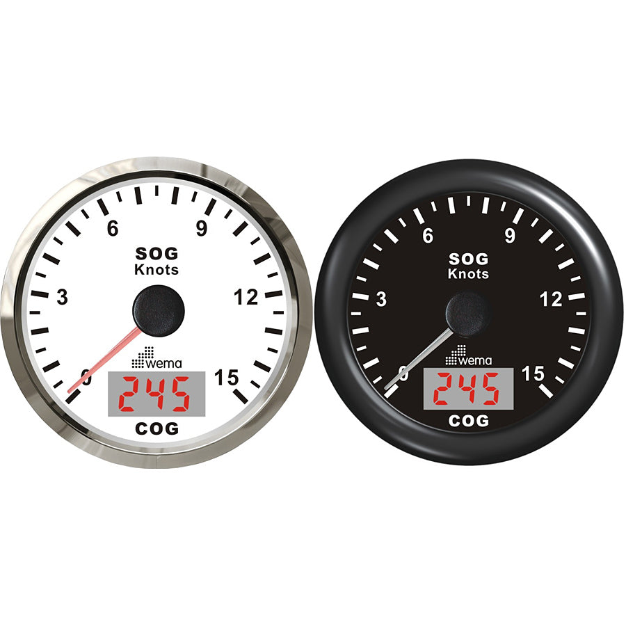 GPS knopmåler m/kompass Wema