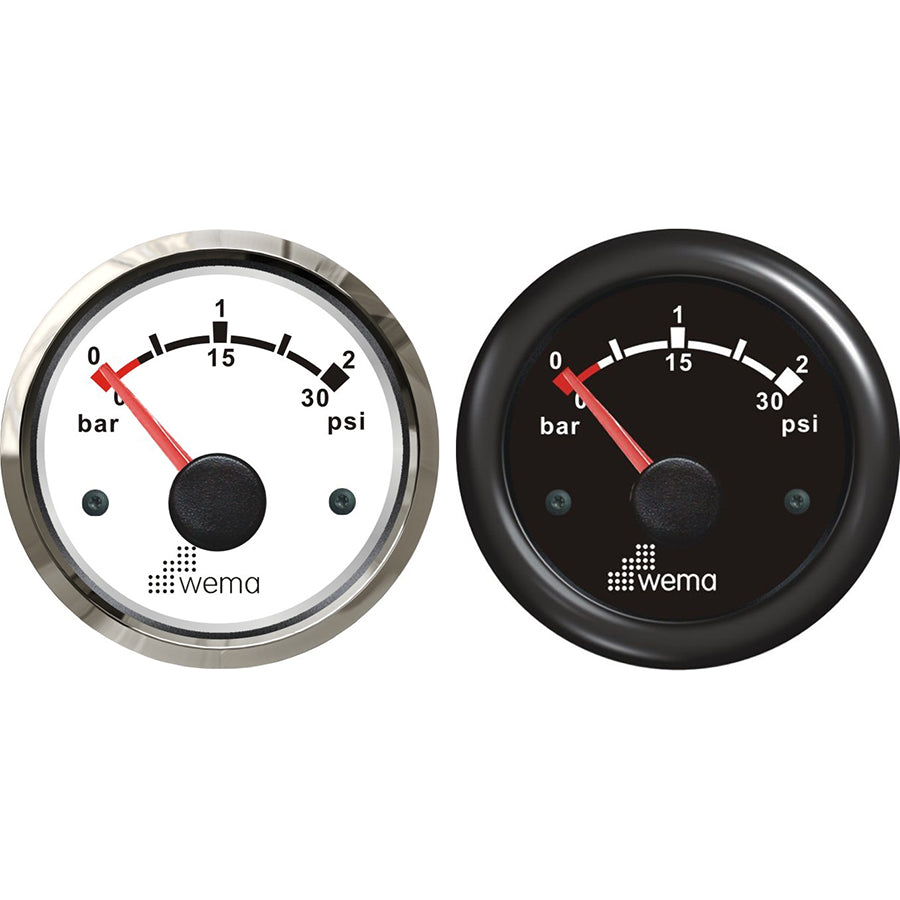Turbotrykkmåler Wema 0-2 bar SL