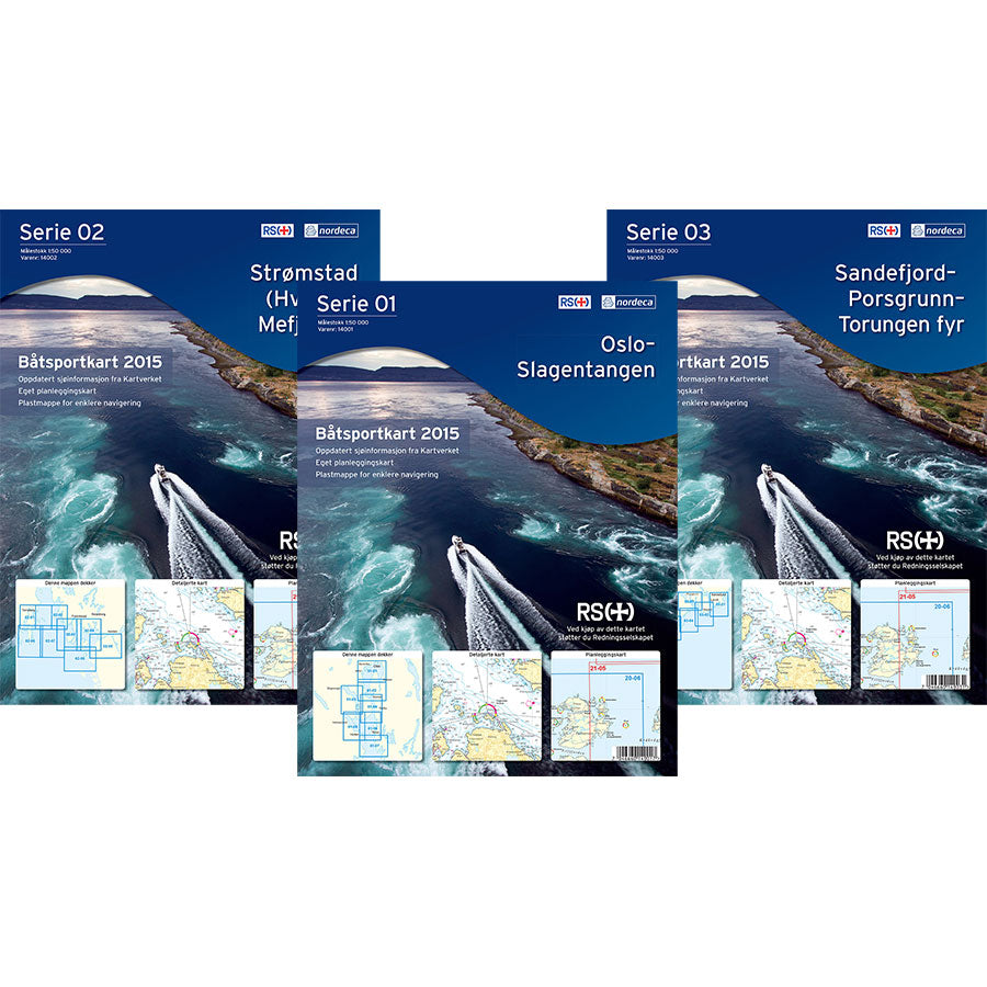 Kart papir båtsport Serie 1-40