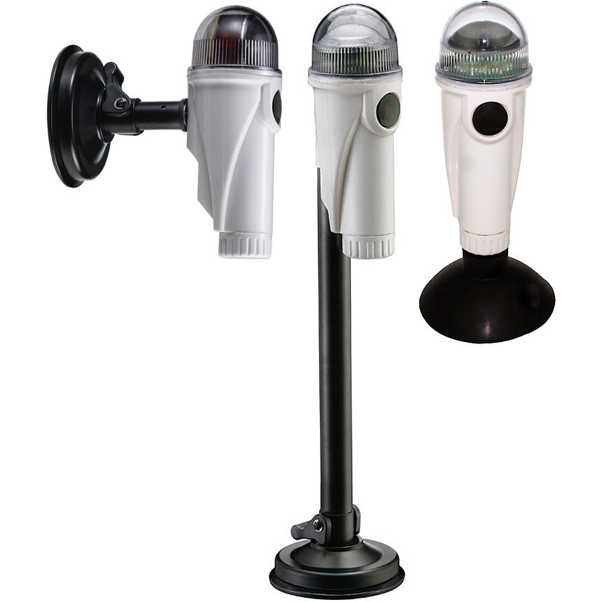 Batterilanterne LED m/sugekopp