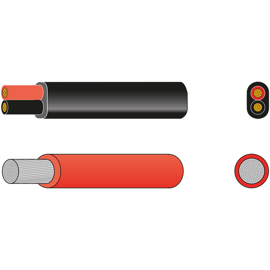 Elektrisk kabel fortinnet 5/10 m